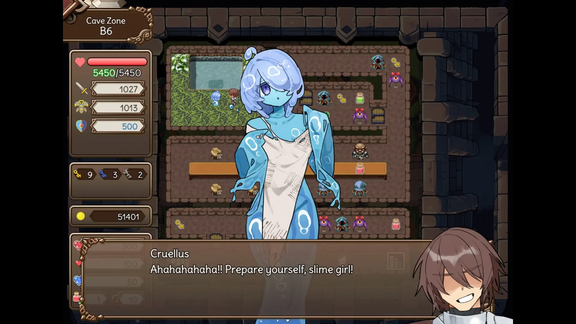 The Dungeon of Lulu Farea: Rebirth gameplay screenshot 2 (RPGM adult game) by Galaxy Wars – free download