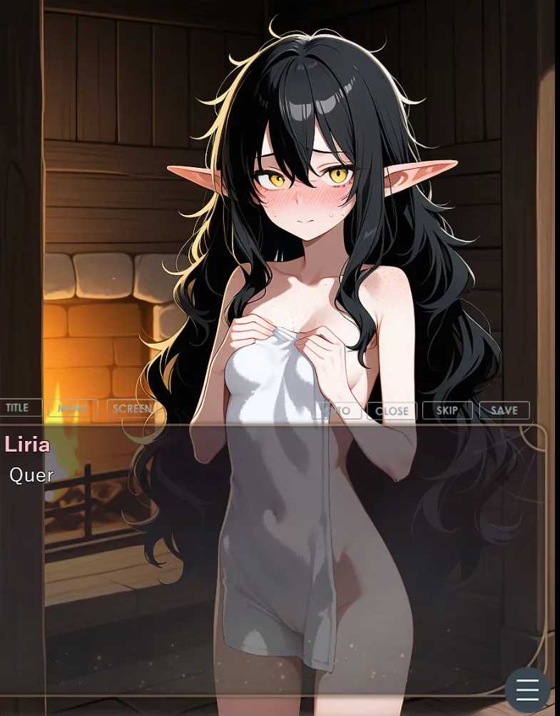 The Elven Girl I Rescued is Now My Servant gameplay screenshot 4 (Others adult game) by Netherwing Games – free download