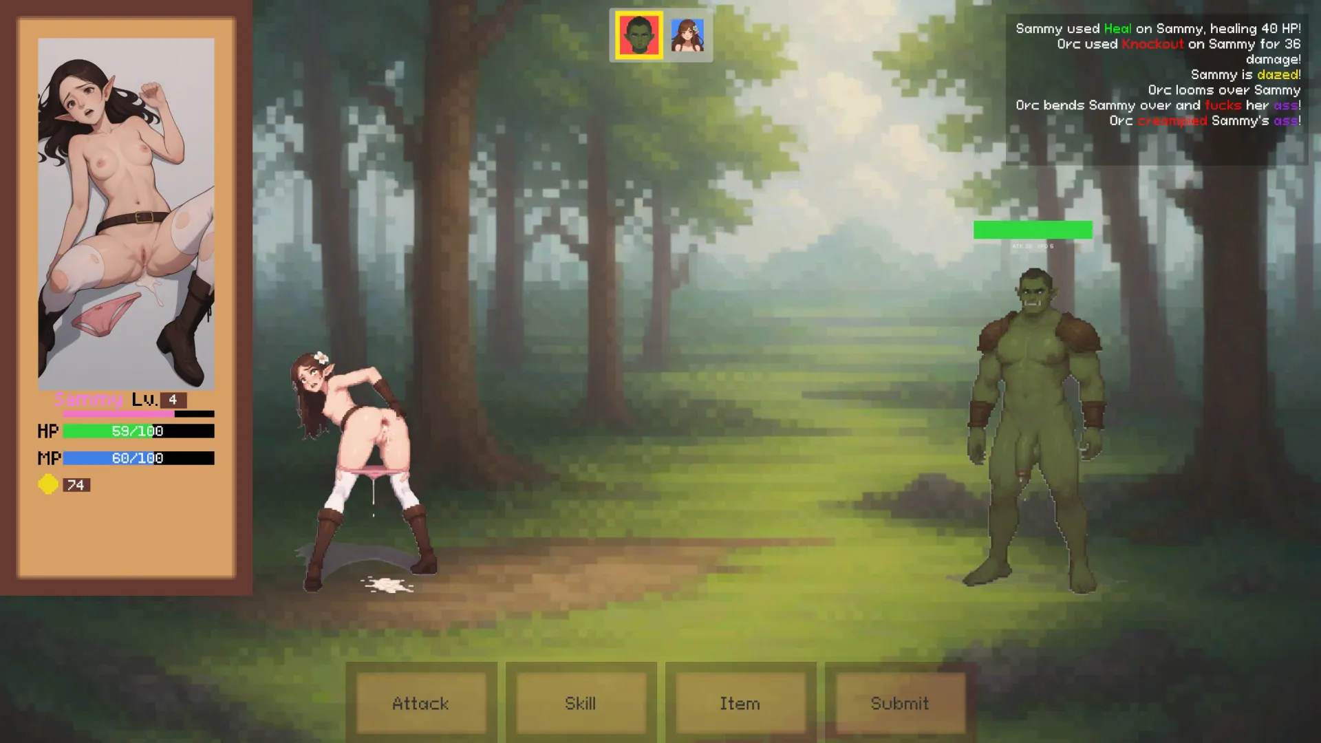 Sammy’s Adventure gameplay screenshot 2 (Unity adult game) by olicitycs – free download