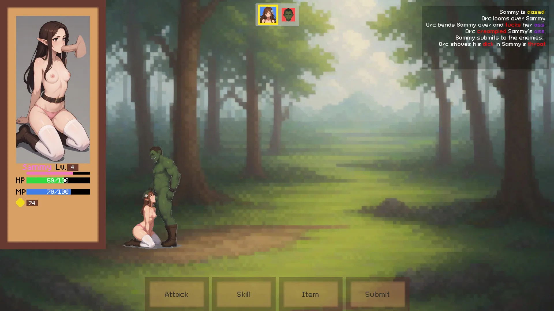 Sammy’s Adventure gameplay screenshot 3 (Unity adult game) by olicitycs – free download