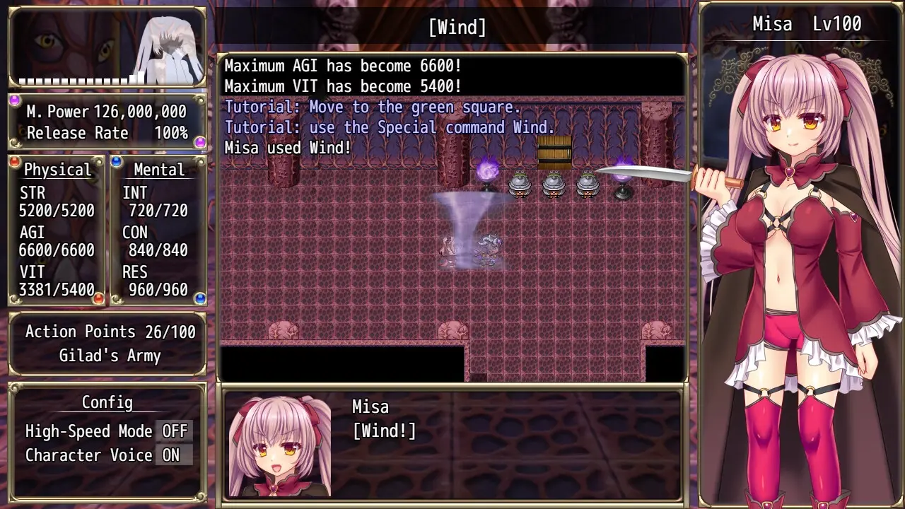 B-PRISON UNCHAIN gameplay screenshot 1 (RPGM adult game) by RiceReng – free download