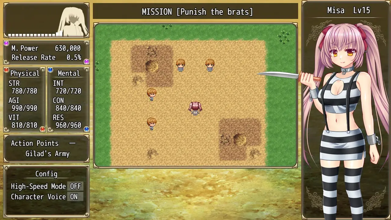 B-PRISON UNCHAIN gameplay screenshot 6 (RPGM adult game) by RiceReng – free download