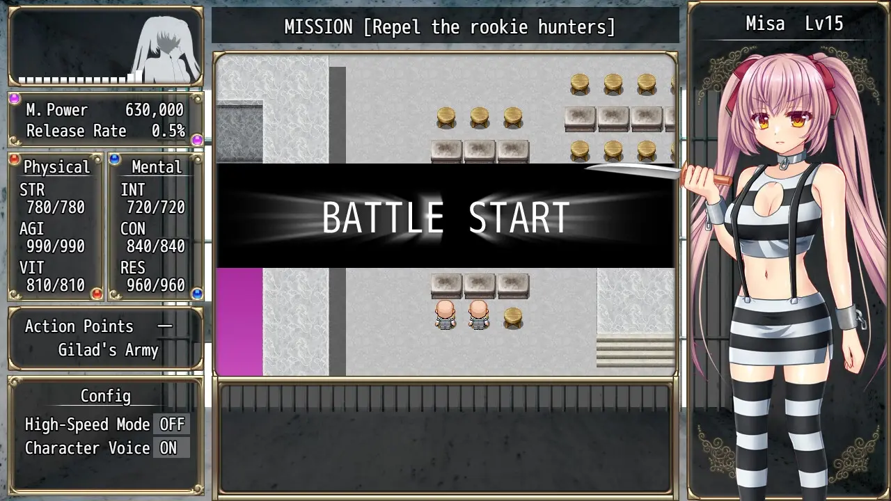 B-PRISON UNCHAIN gameplay screenshot 5 (RPGM adult game) by RiceReng – free download