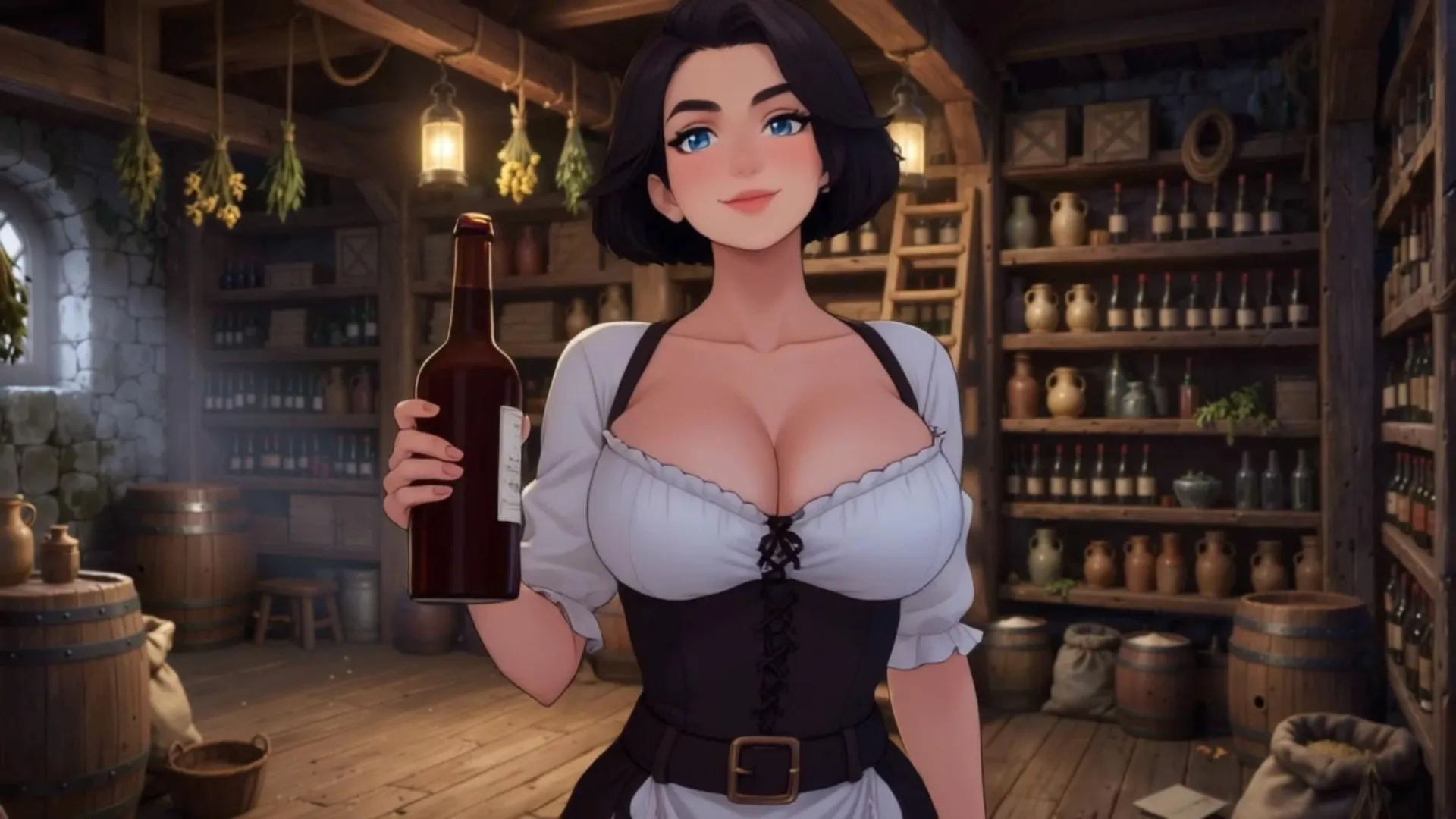 Heroes & Hotties gameplay screenshot 1 (Ren'Py adult game) by Drunk Robot – free download