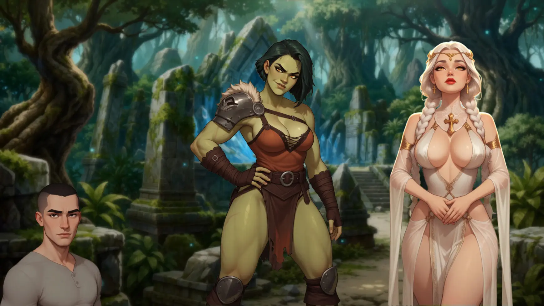 Heroes & Hotties gameplay screenshot 11 (Ren'Py adult game) by Drunk Robot – free download