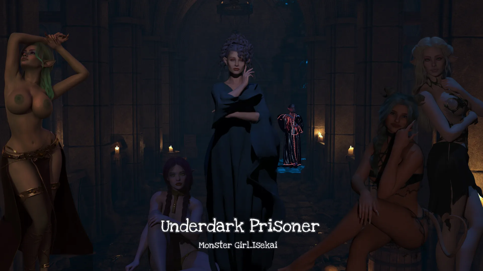 Underdark: Prisoner Monster Girl Isekai cover 0.01 Remaster – Ren'Py adult game by The Sin Workshop free download