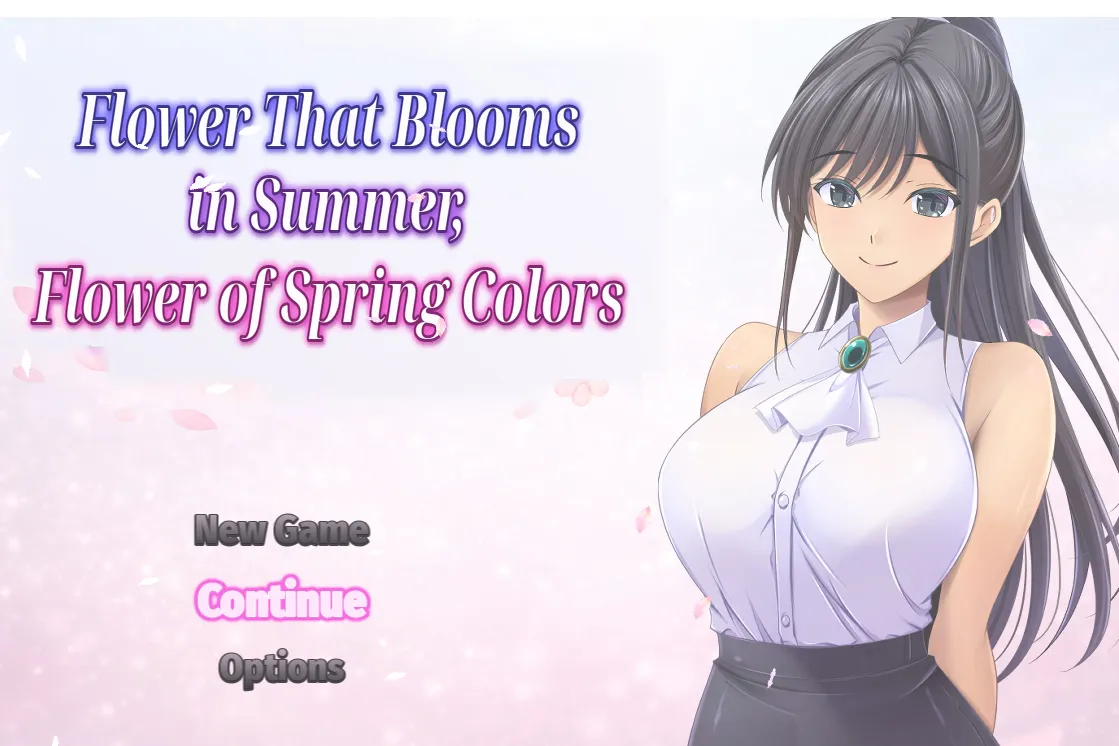 Flower That Blooms in Summer, Flower of Spring Colors cover 1.2 – RPGM adult game by Konjikineko free download