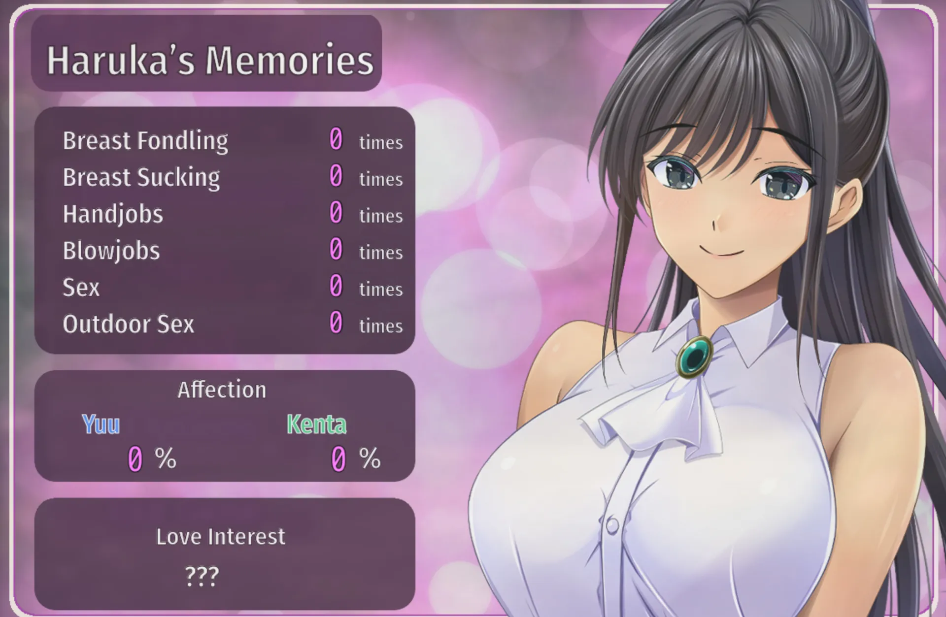 Flower That Blooms in Summer, Flower of Spring Colors gameplay screenshot 3 (RPGM adult game) by Konjikineko – free download
