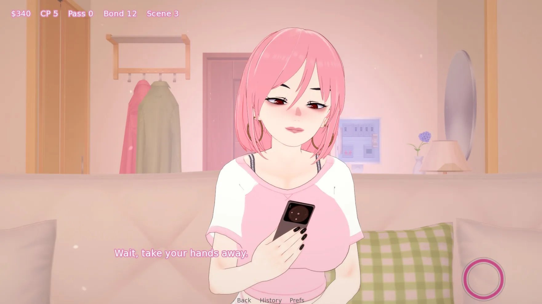 Chloe: My Webcam Goddess gameplay screenshot 4 (Ren'Py adult game) by LeraMor – free download