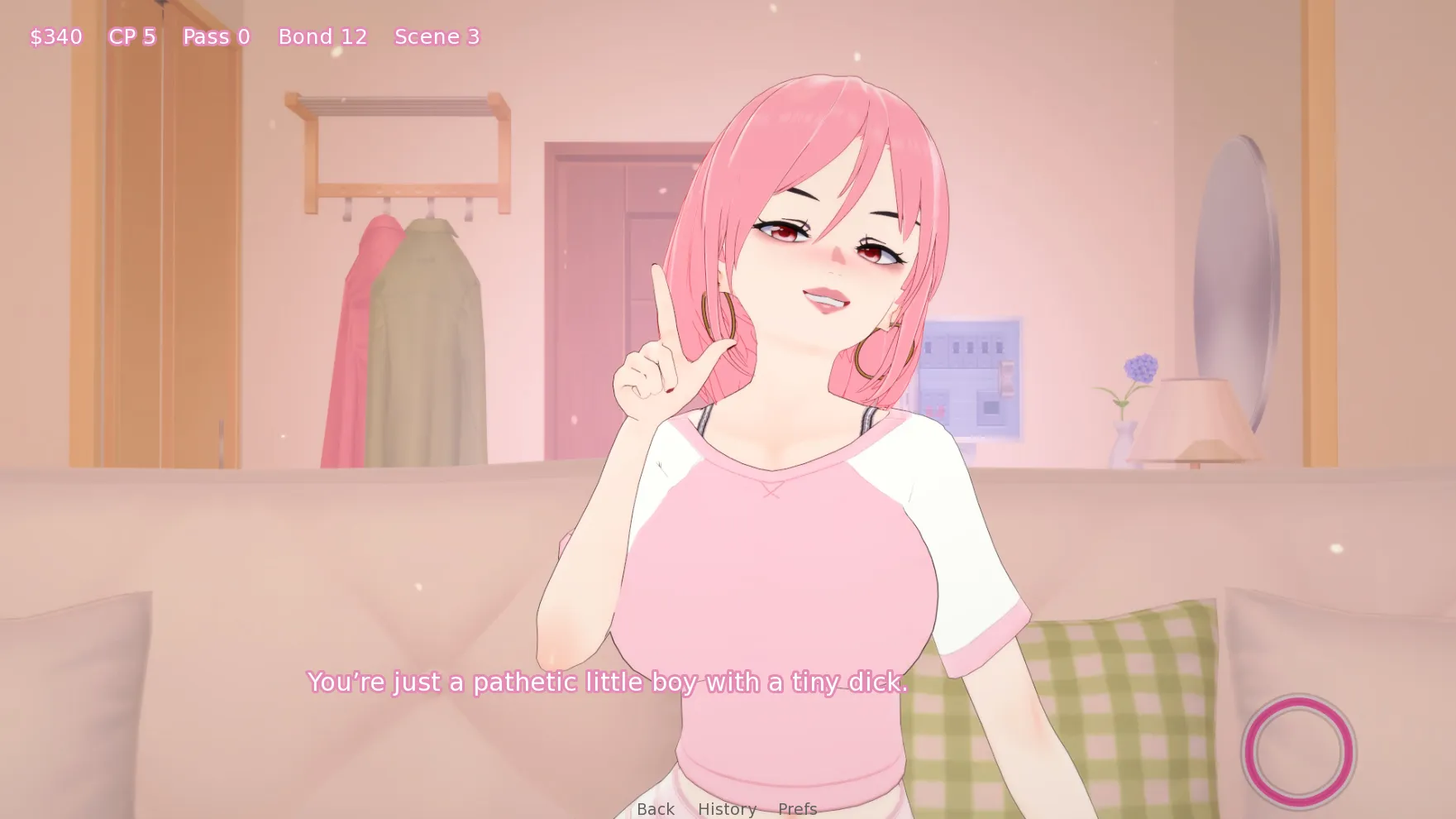 Chloe: My Webcam Goddess gameplay screenshot 6 (Ren'Py adult game) by LeraMor – free download