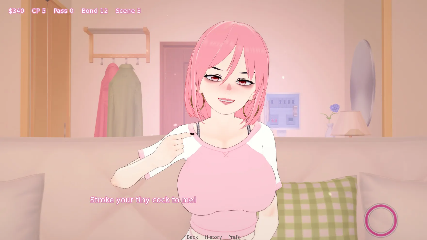 Chloe: My Webcam Goddess gameplay screenshot 5 (Ren'Py adult game) by LeraMor – free download