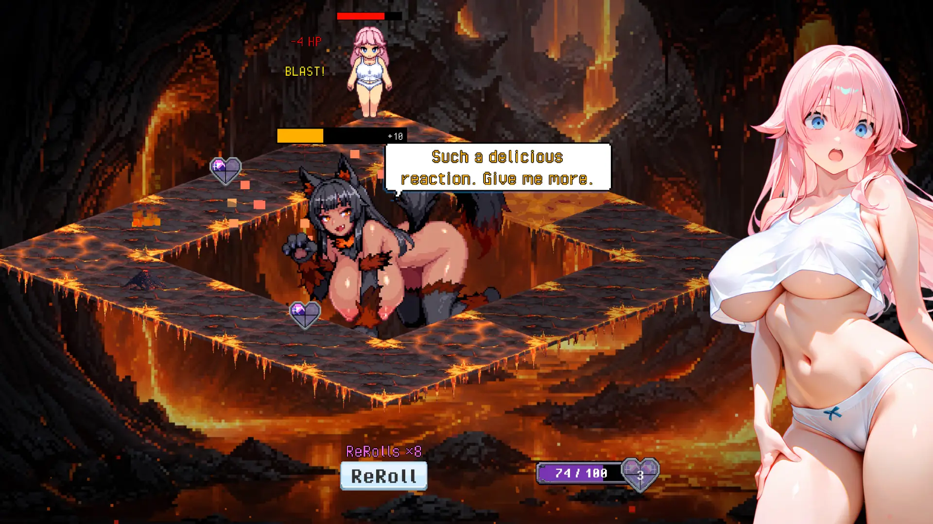 Mondice gameplay screenshot 2 (Unity adult game) by N1ppe Games – free download