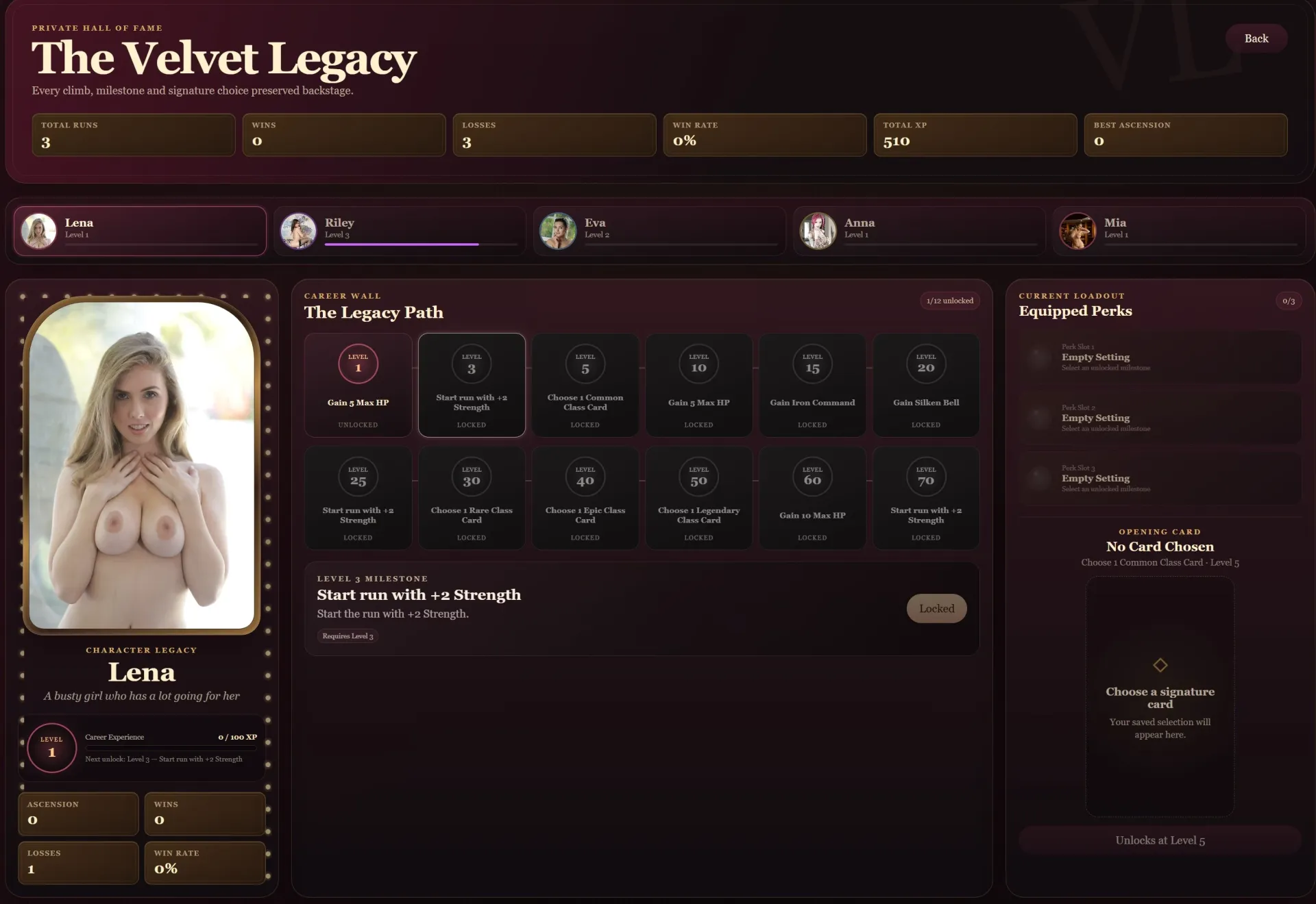 Velvet Ascension gameplay screenshot 6 (Others adult game) by DSS Games – free download