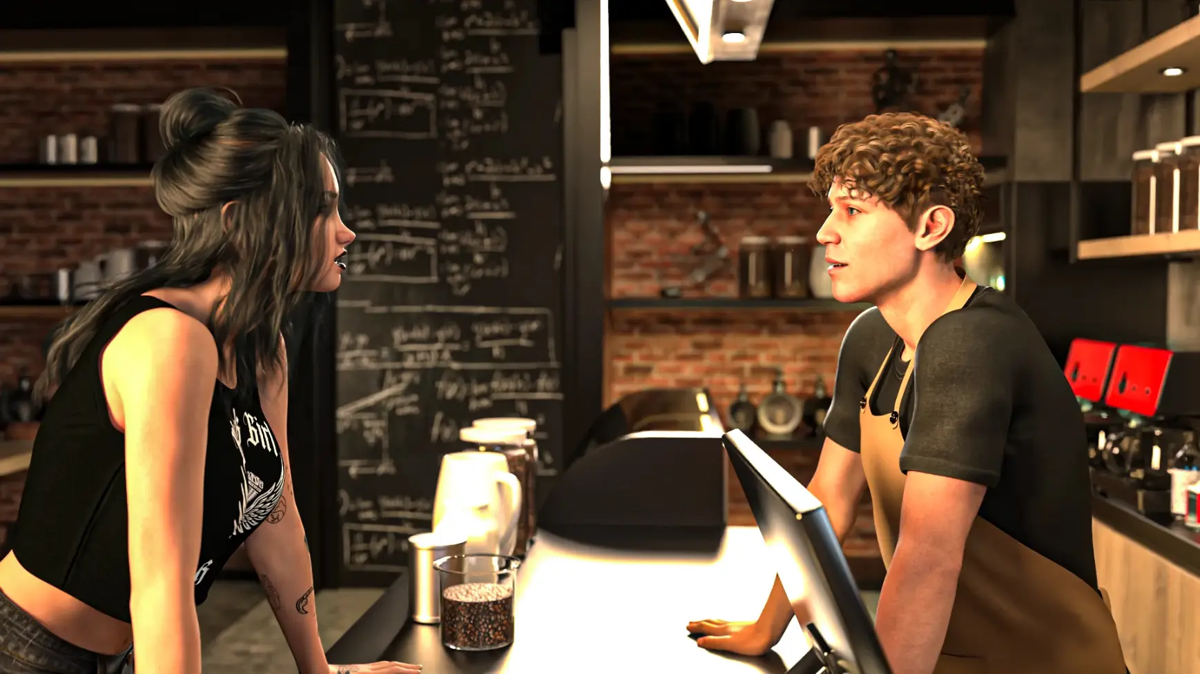 Campus Chemistry gameplay screenshot 4 (Ren'Py adult game) by Carnal Studios – free download
