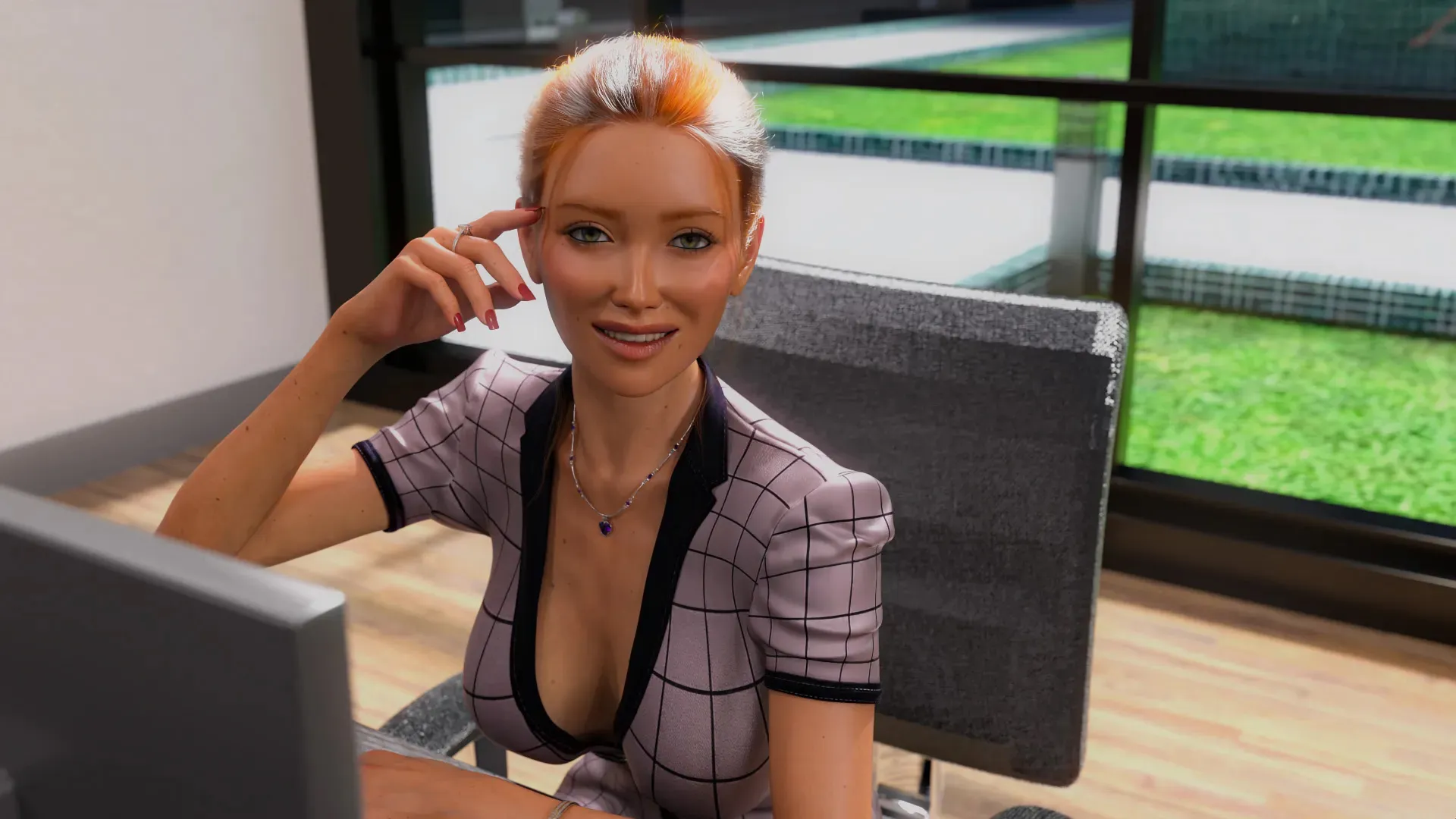 IT Girls and the Price of Peaches gameplay screenshot 11 (Ren'Py adult game) by GamesMtP – free download