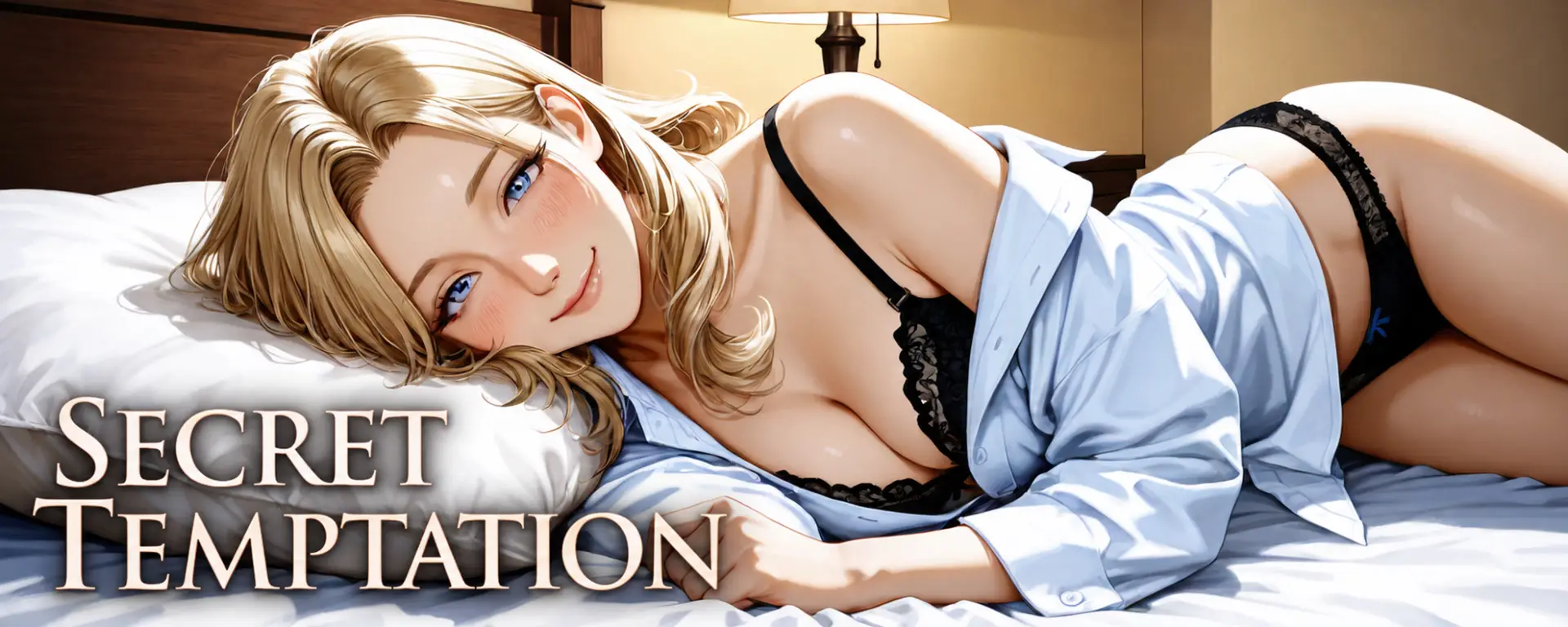 Secret Temptation cover 0.2.0a – Ren'Py adult game by Hidden Desire Games free download