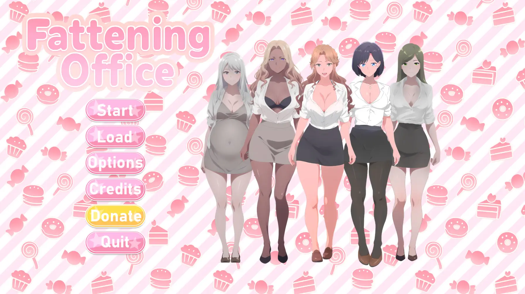 Fattening Office cover demo – Ren'Py adult game by eisenwg free download