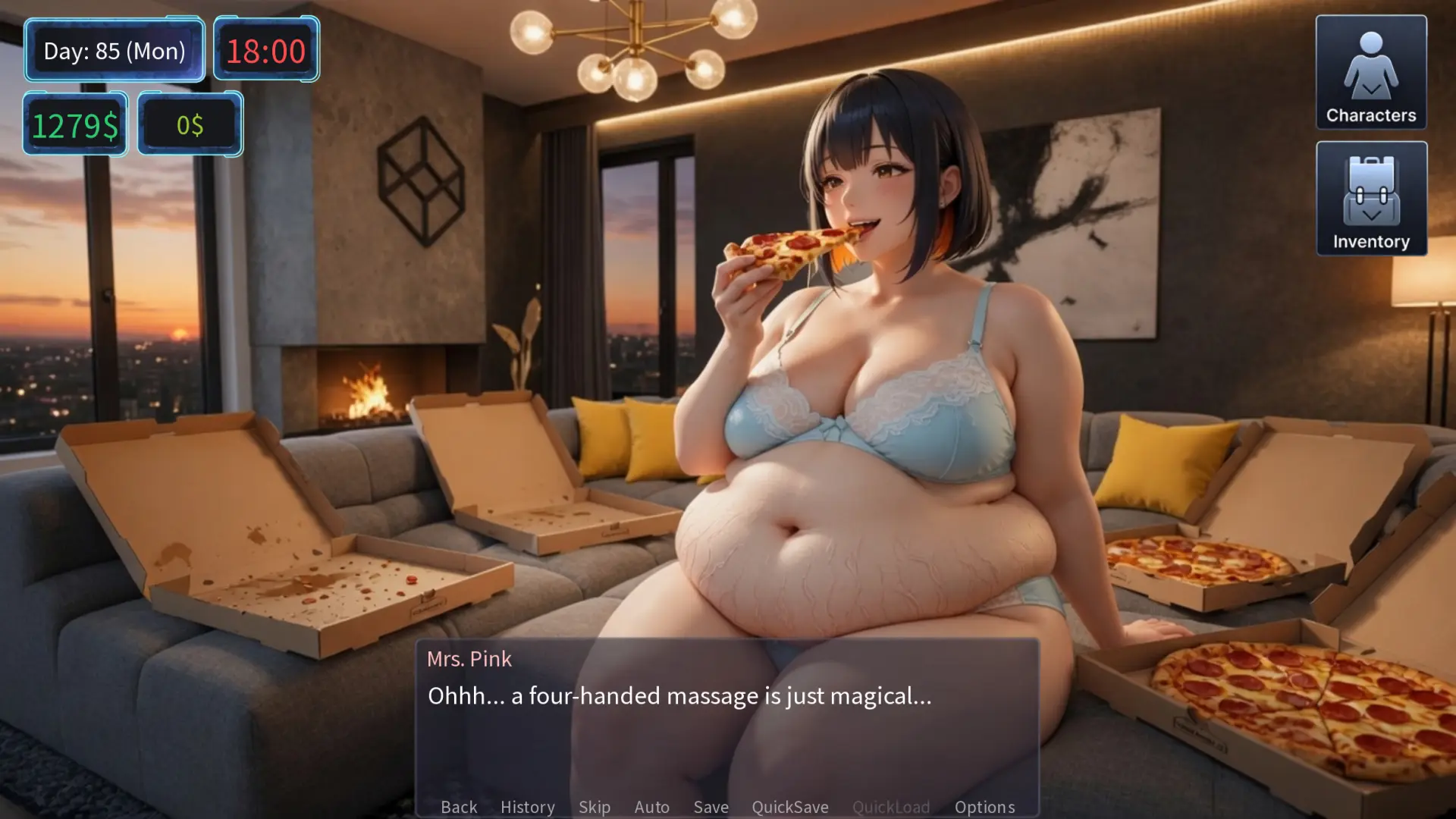 Office Feeder gameplay screenshot 5 (Ren'Py adult game) by flying7 – free download