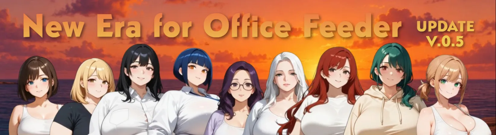Office Feeder cover 0.4b – Ren'Py adult game by flying7 free download