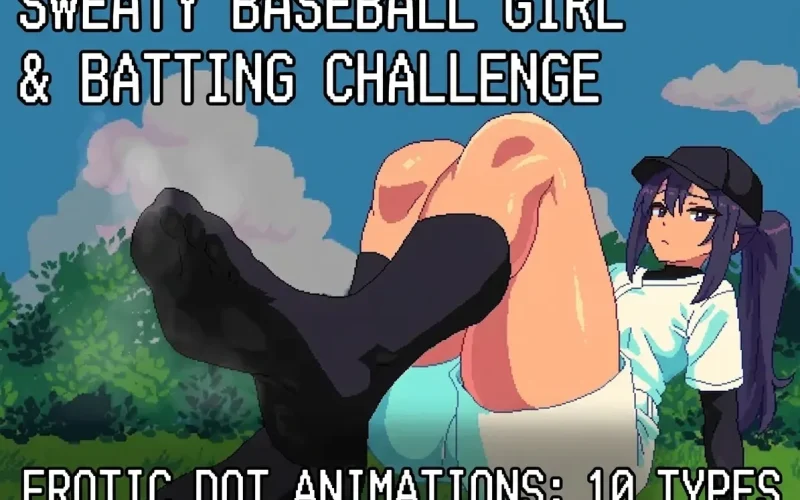 Sweaty Baseball Girl And Batting Challenge cover Final – Godot adult game by Moon Cactus Knights/ムーンサボテン騎士団 free download
