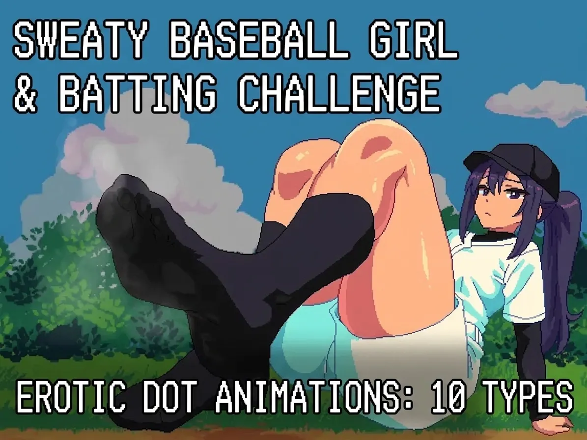 Sweaty Baseball Girl And Batting Challenge cover Final – Godot adult game by Moon Cactus Knights/ムーンサボテン騎士団 free download