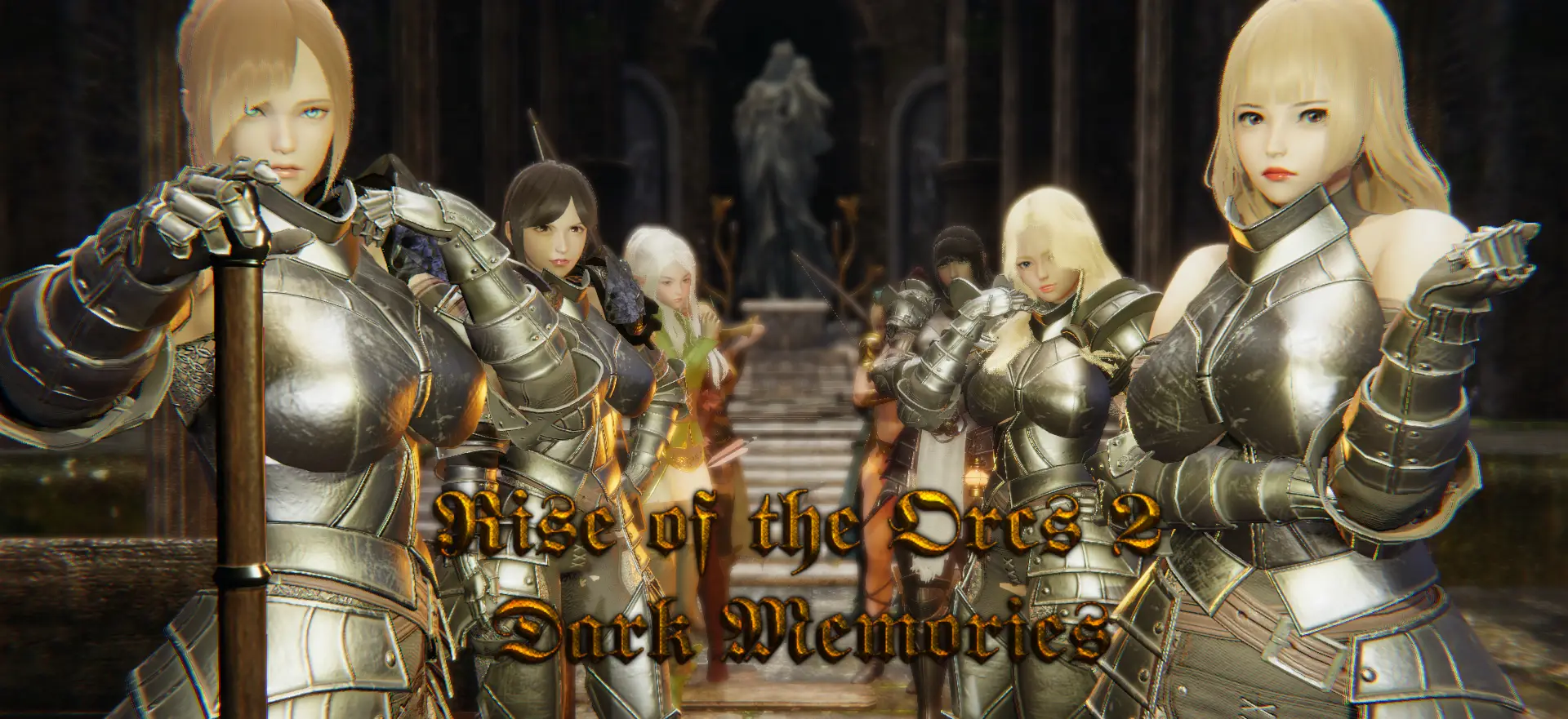 Rise of the Orcs 2: Dark Memories cover 3.7B – Ren'Py adult game by RayAbby free download