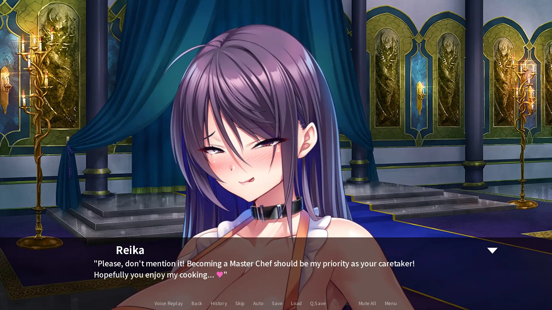 Princess Knight Concedes to Cum gameplay screenshot 7 (Ren'Py adult game) by Miel – free download