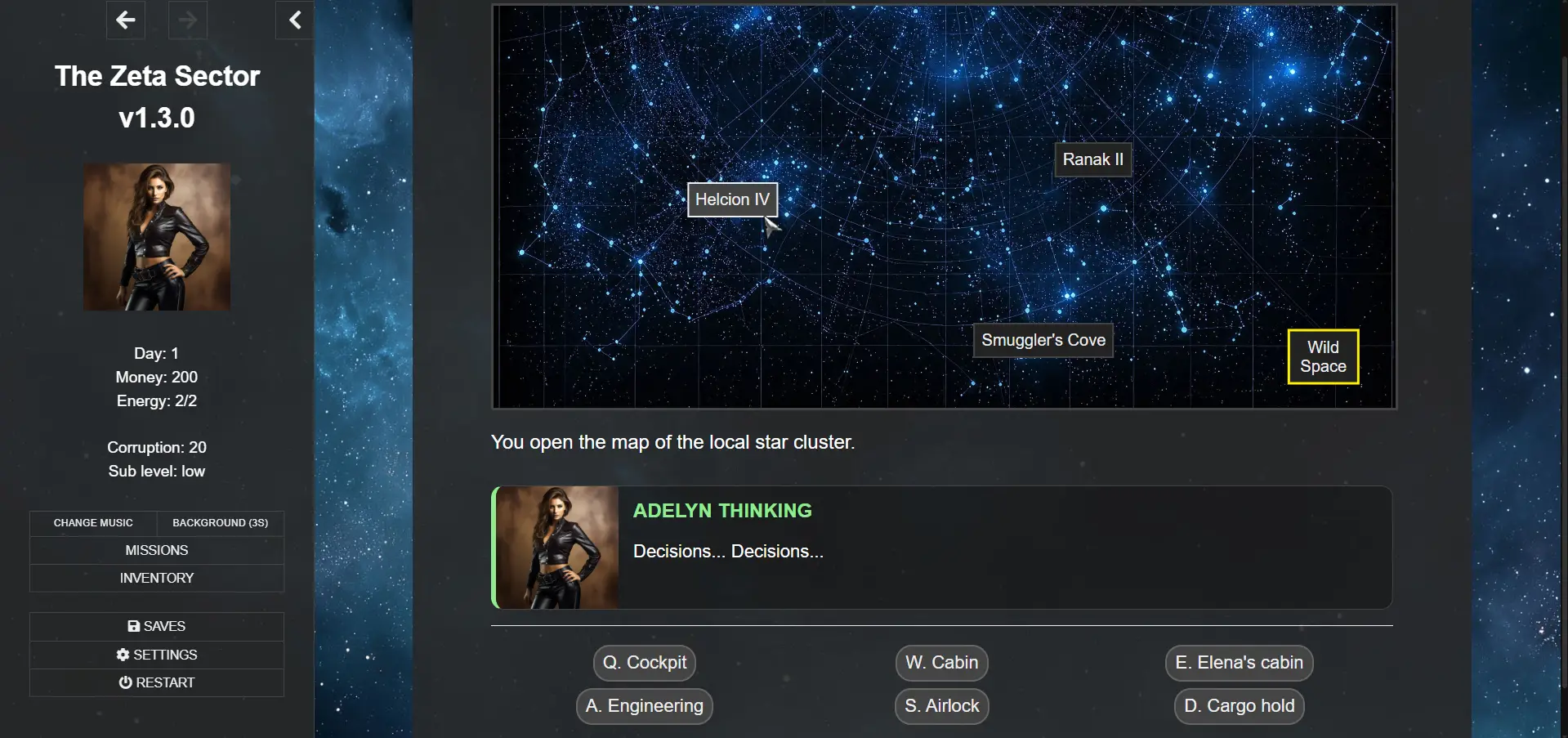 The Zeta Sector gameplay screenshot 3 (HTML adult game) by Primal356 – free download