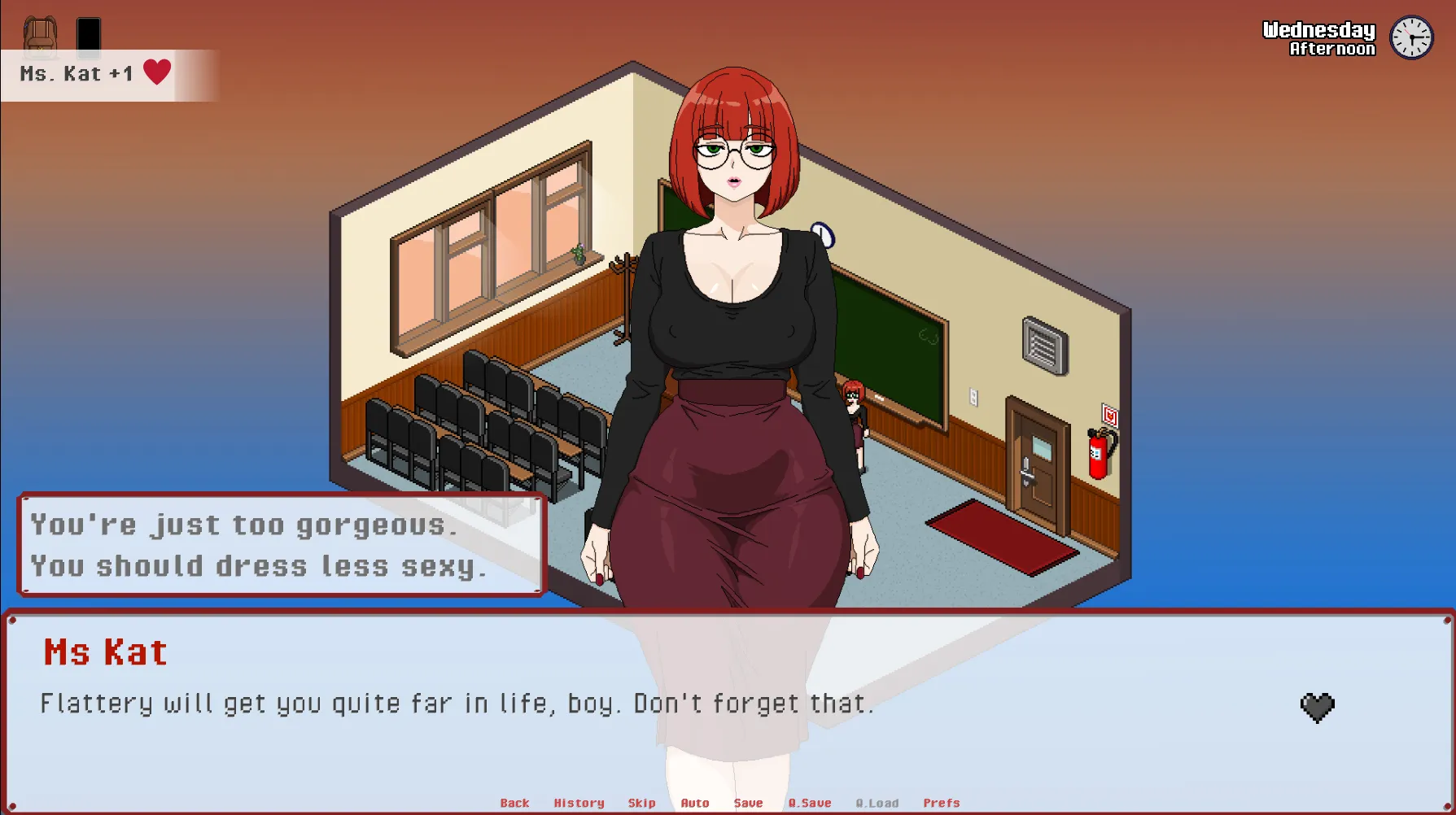 Those Were the Days gameplay screenshot 10 (Ren'Py adult game) by Yellowfoot Games – free download