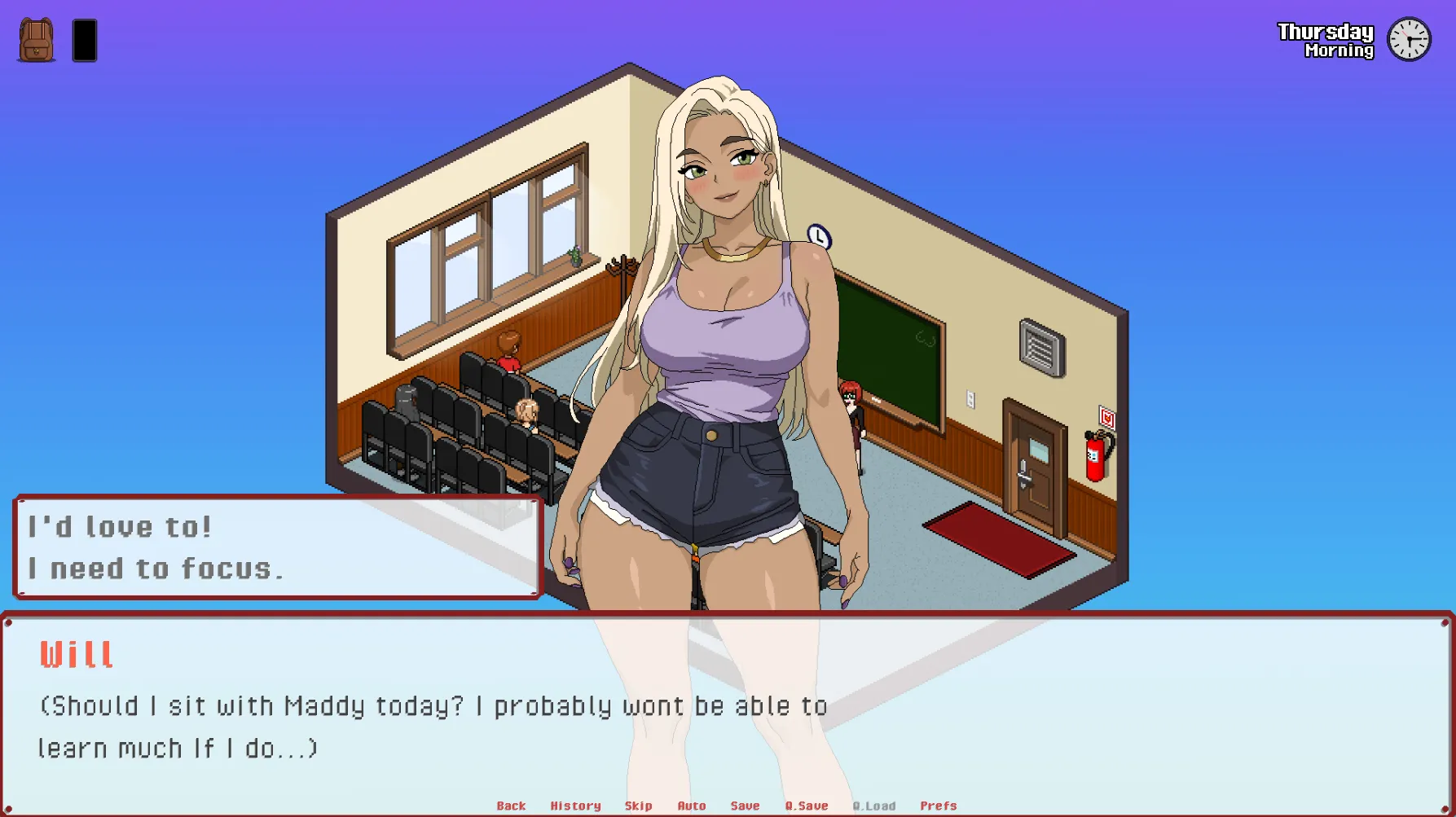 Those Were the Days gameplay screenshot 12 (Ren'Py adult game) by Yellowfoot Games – free download