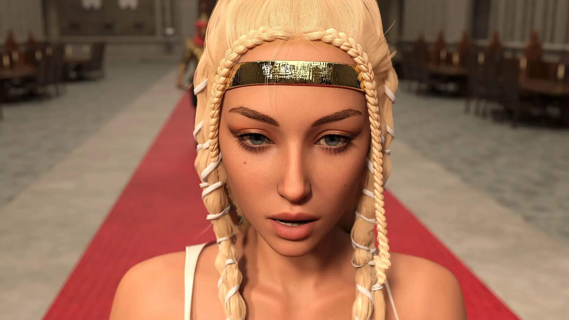 Valeria: The Last Heir gameplay screenshot 1 (Ren'Py adult game) by AGHAMUS – free download