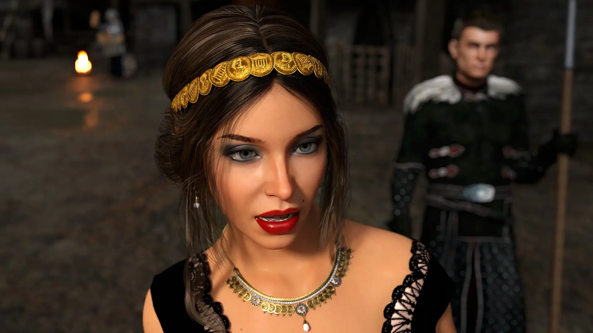 Valeria: The Last Heir gameplay screenshot 3 (Ren'Py adult game) by AGHAMUS – free download