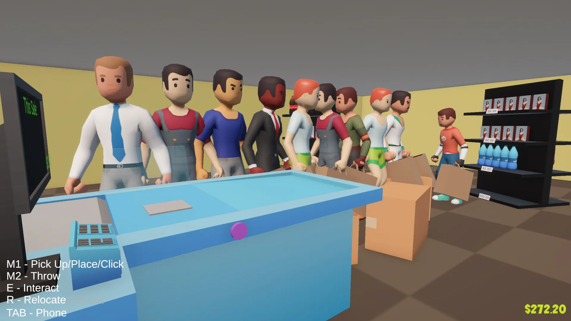 Sneaky Store Owner gameplay screenshot 2 (Unity adult game) by NukeGH05T – free download