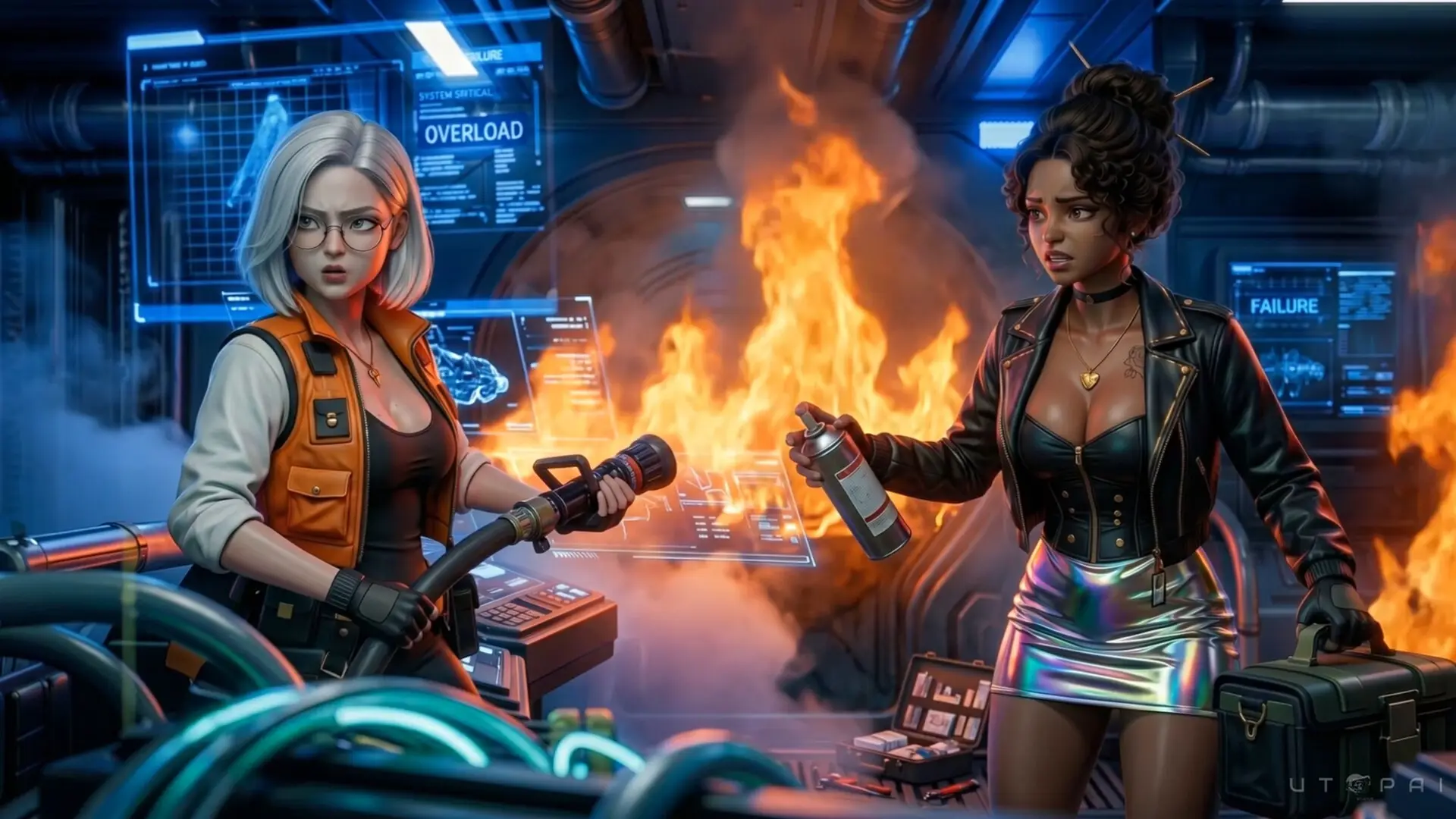 Breach Protocol gameplay screenshot 5 (Unreal Engine adult game) by Entropy Digital Entertainment – free download