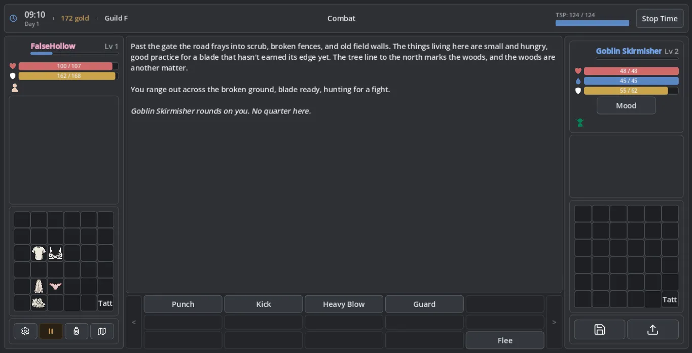 TimeStop Isekai gameplay screenshot 1 (Godot adult game) by FalseHollow – free download