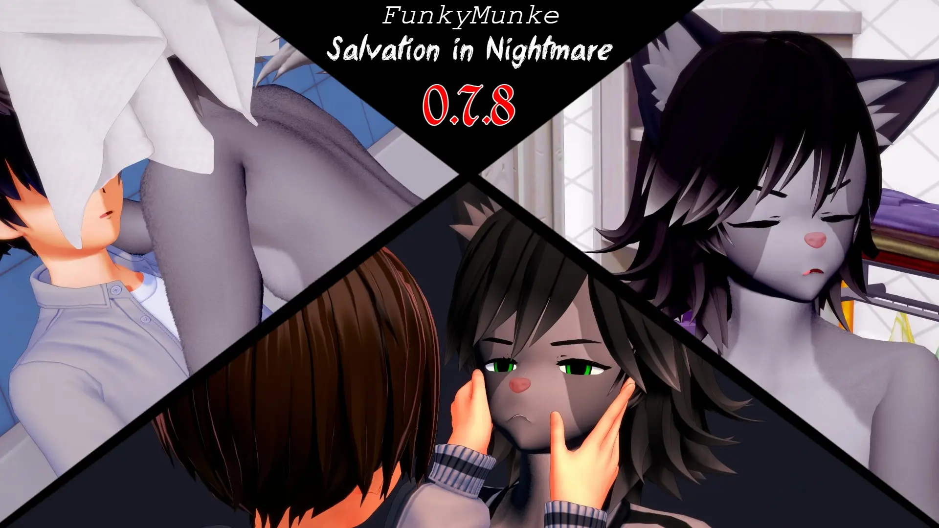 Salvation in Nightmare gameplay screenshot 2 (Ren'Py adult game) by FunkyMunke – free download