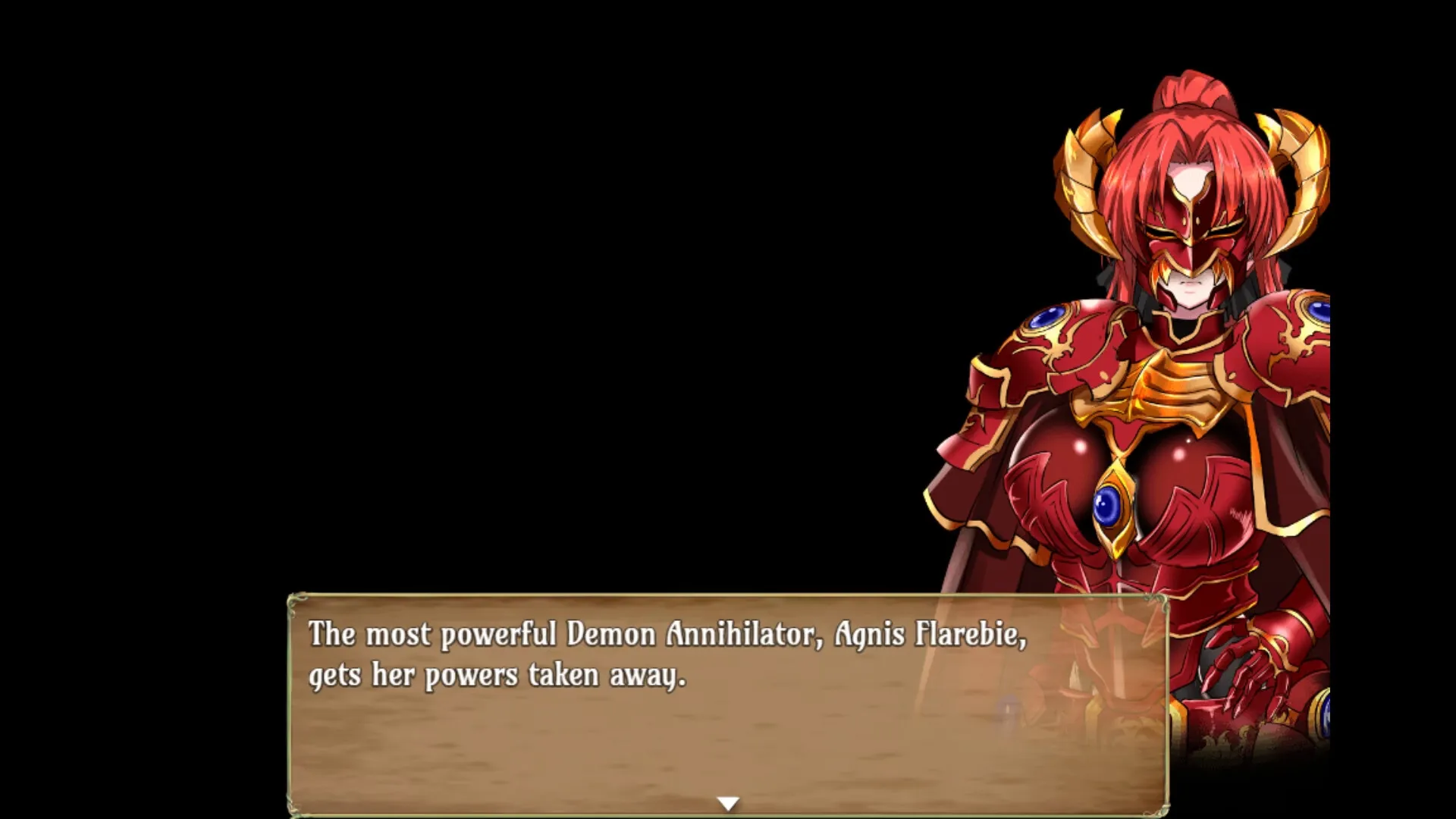 The Scarlet Demonslayer gameplay screenshot 1 (RPGM adult game) by Nuko Majin – free download
