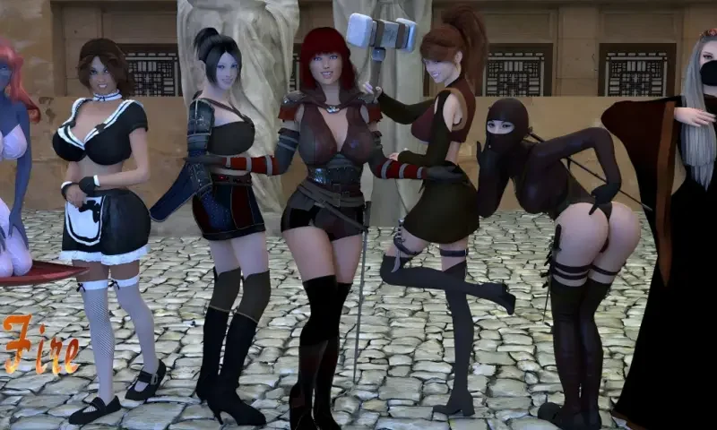 The Dance with Fire cover Prologue – Ren'Py adult game by MoonFire Games free download