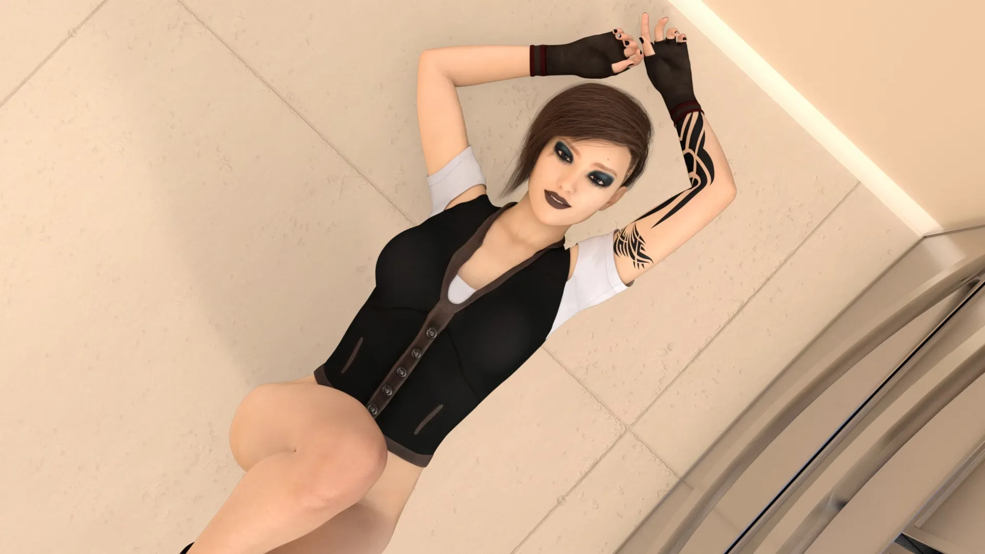 Superheroes Suck gameplay screenshot 1 (Ren'Py adult game) by Solace – free download