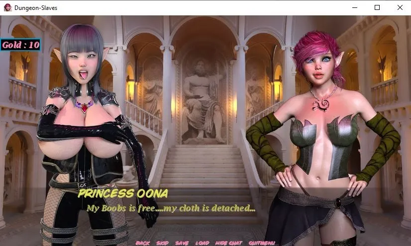 Dungeon Slaves gameplay screenshot 15 (Ren'Py adult game) by Adn700 – free download