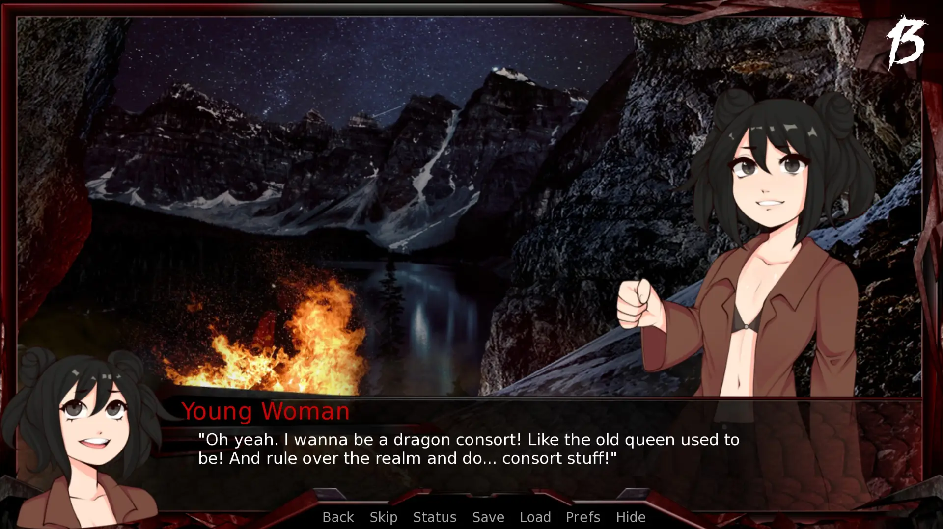 Ravager gameplay screenshot 2 (Ren'Py adult game) by 4MinuteWarning – free download