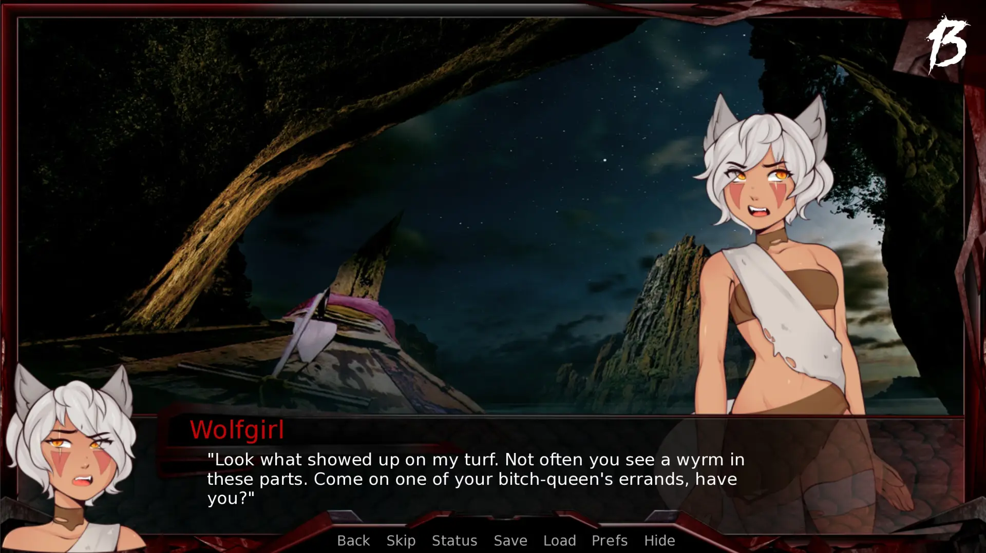 Ravager gameplay screenshot 1 (Ren'Py adult game) by 4MinuteWarning – free download