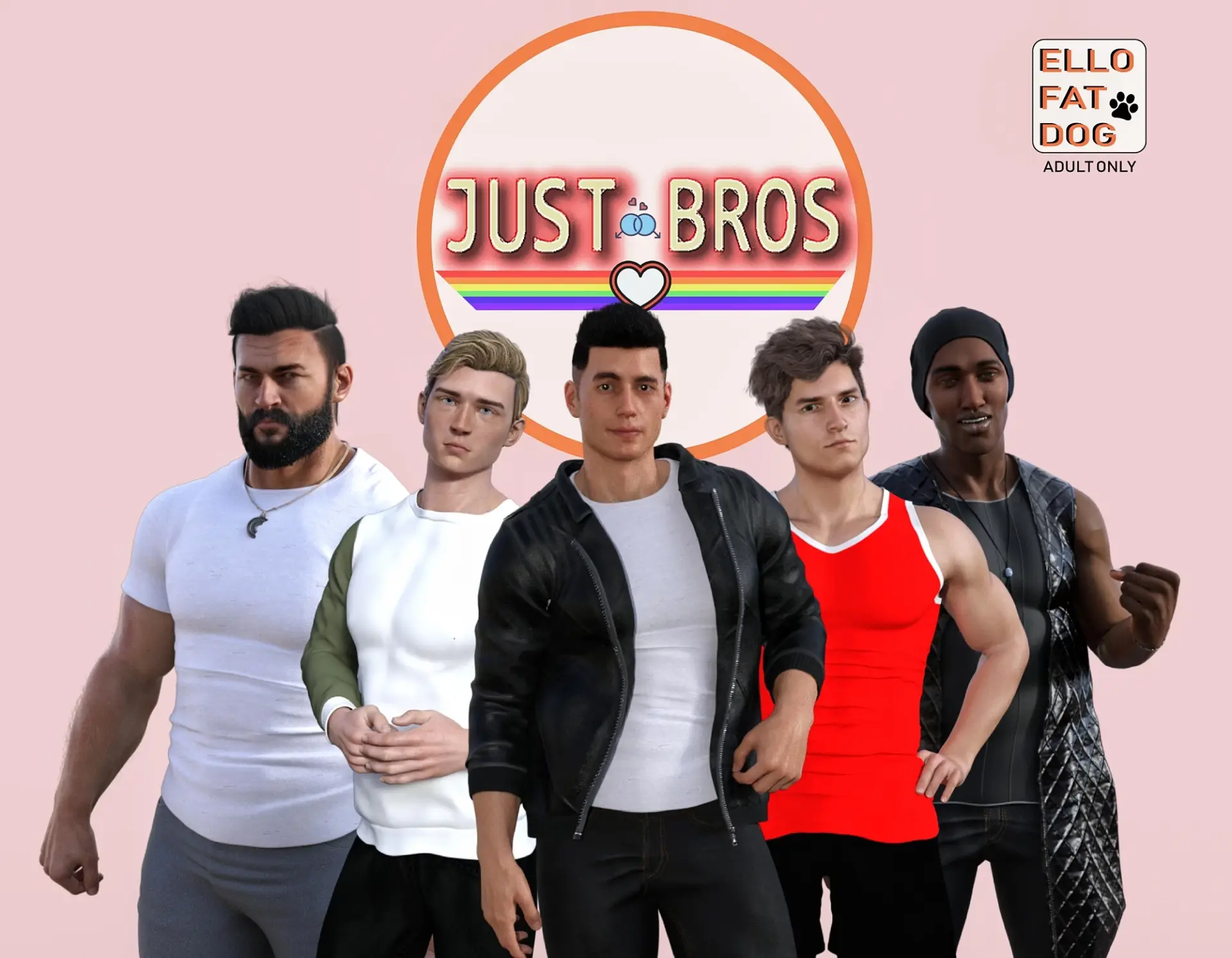 Just Bros gameplay screenshot 6 (Ren'Py adult game) by Ello Fat Dog – free download