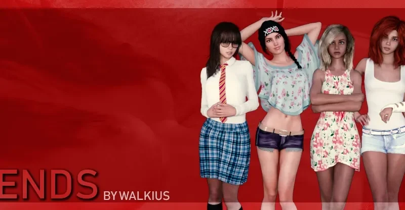 School, Love & Friends cover 2.15 – Unity adult game by Walkius free download