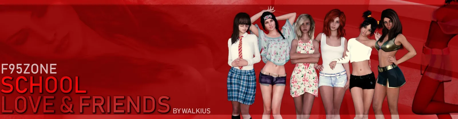 School, Love & Friends cover 2.15 – Unity adult game by Walkius free download