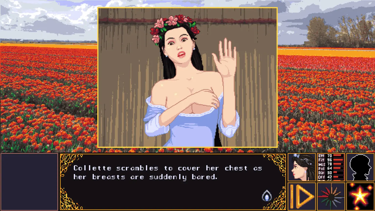 Naked Ambition gameplay screenshot 2 (Ren'Py adult game) by Apollo Seven – free download