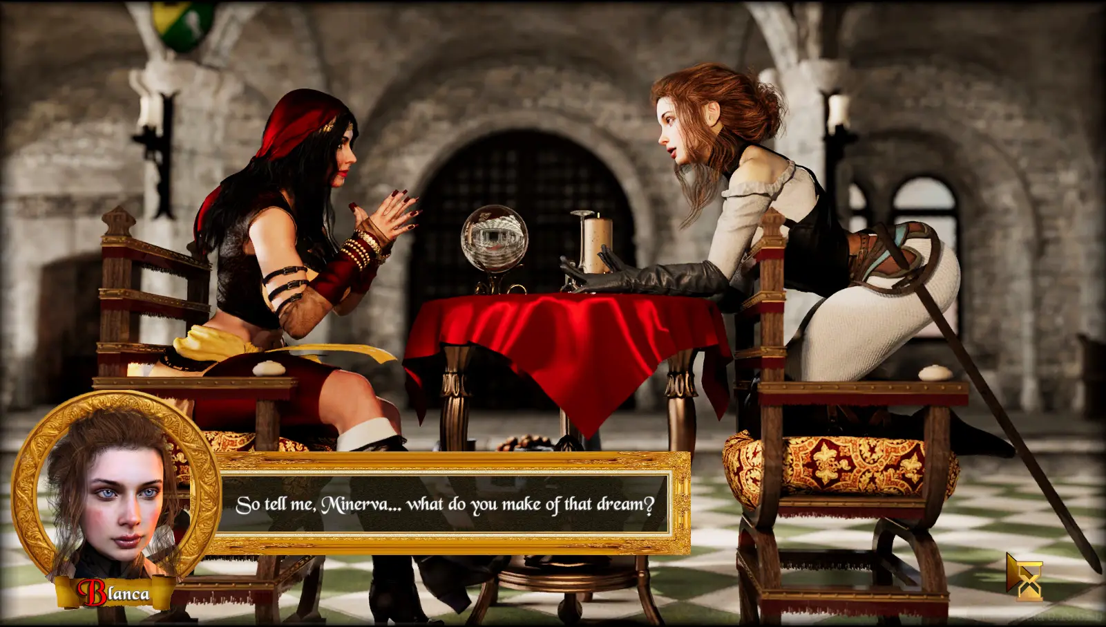 Battle for Luvia: Armored Romance gameplay screenshot 5 (Unity adult game) by Seventh Vixen – free download
