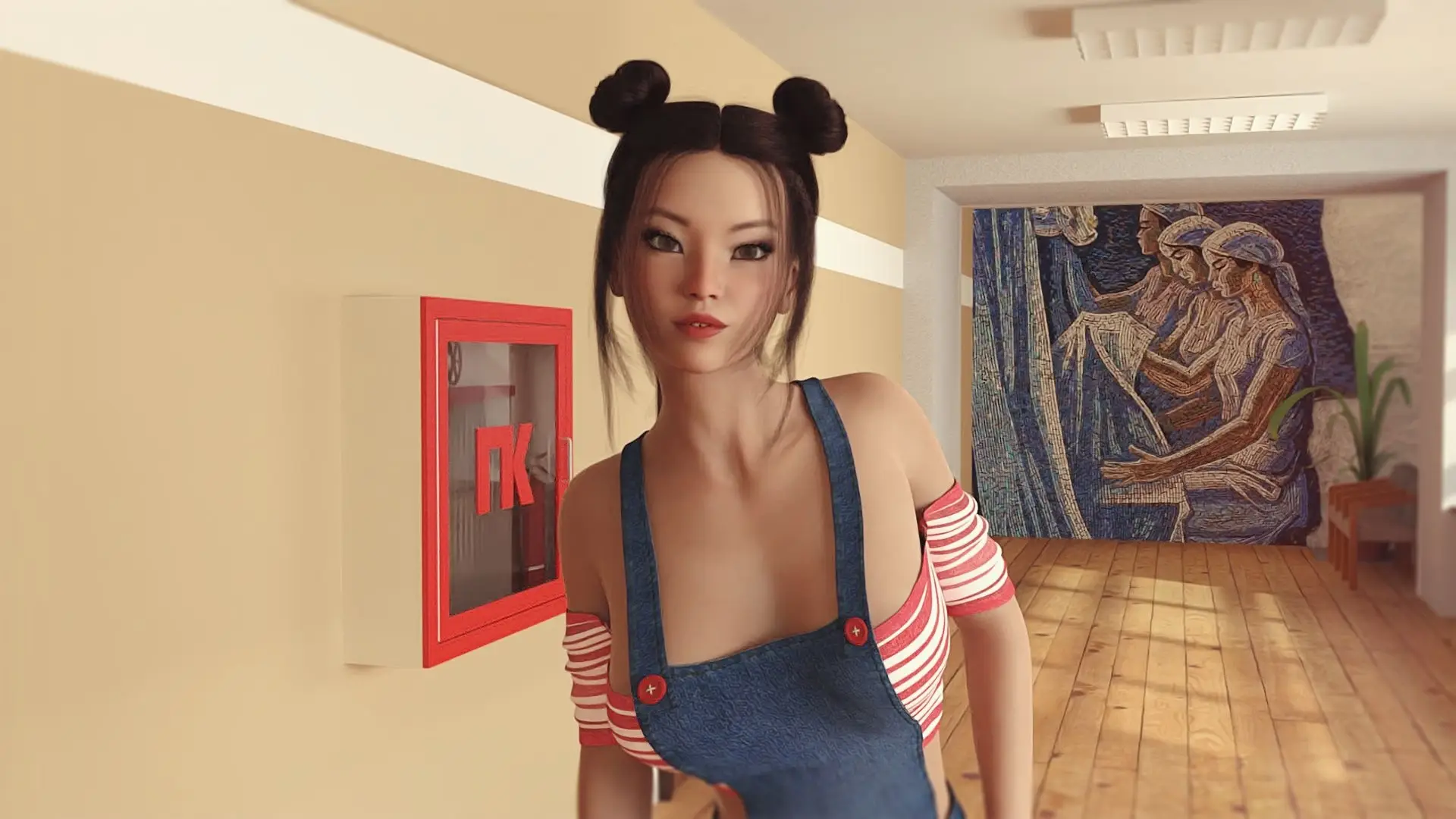 RSSU – Retro Style Soviet Undies – Case#1 Ithaca Project gameplay screenshot 1 (Ren'Py adult game) by ErosAmor – free download