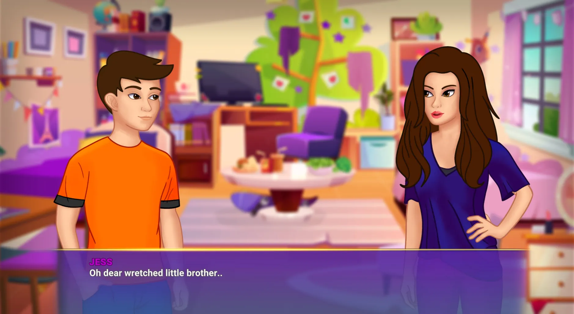 World of Sisters gameplay screenshot 2 (Unity adult game) by Sexy Goddess Game Studio – free download