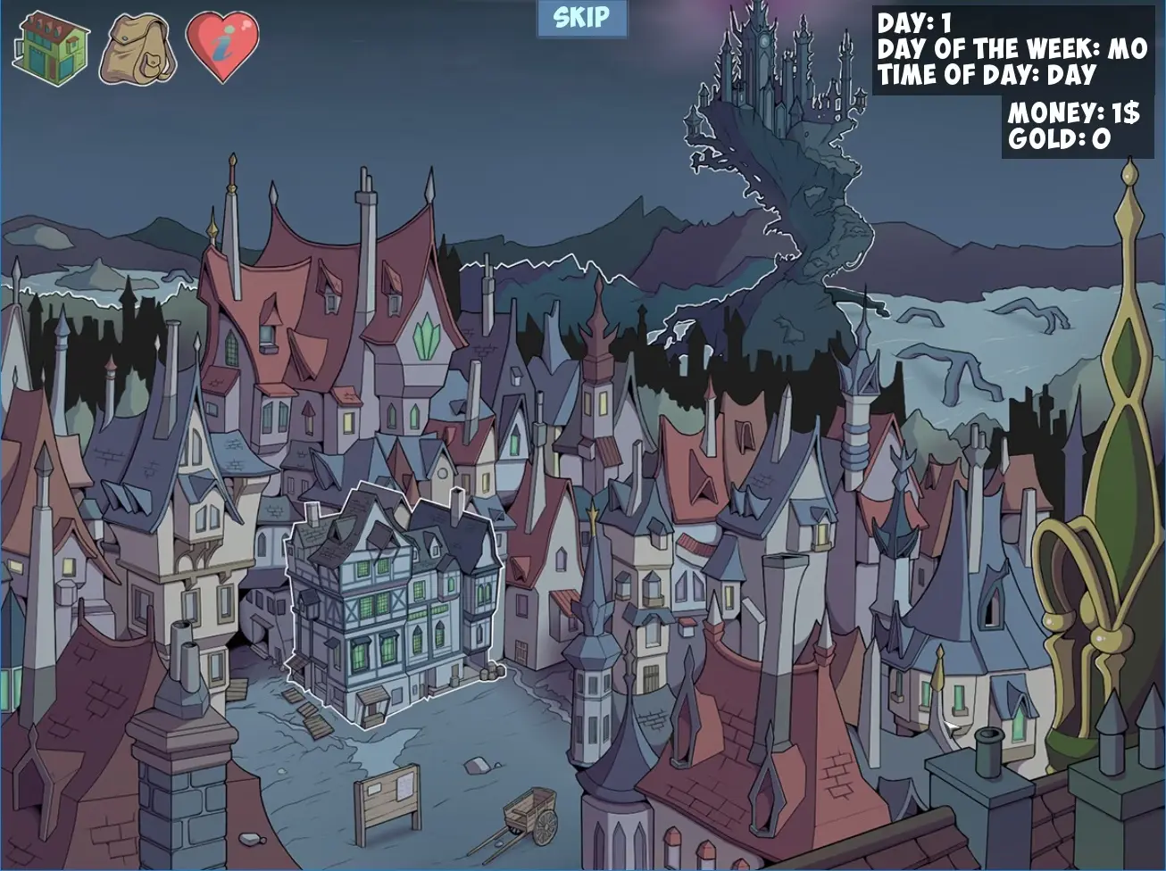 Witch Hunter gameplay screenshot 2 (Ren'Py adult game) by Lazy tarts – free download